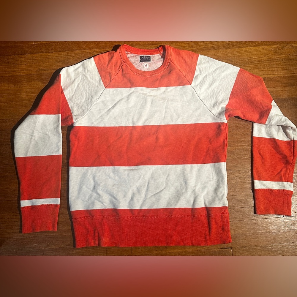 J Crew Striped Sweatshirt